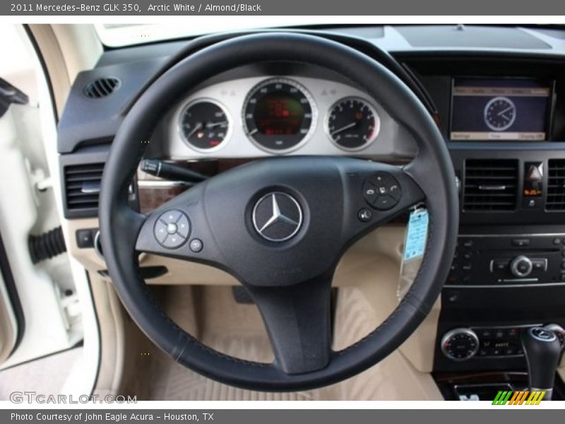 Arctic White / Almond/Black 2011 Mercedes-Benz GLK 350