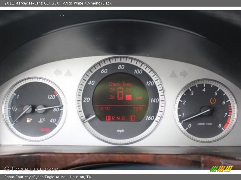 Arctic White / Almond/Black 2011 Mercedes-Benz GLK 350