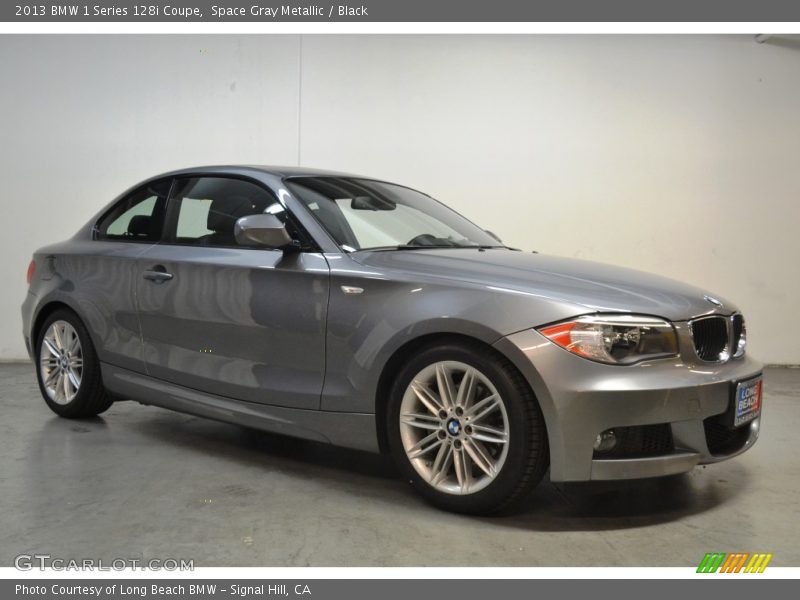 Space Gray Metallic / Black 2013 BMW 1 Series 128i Coupe