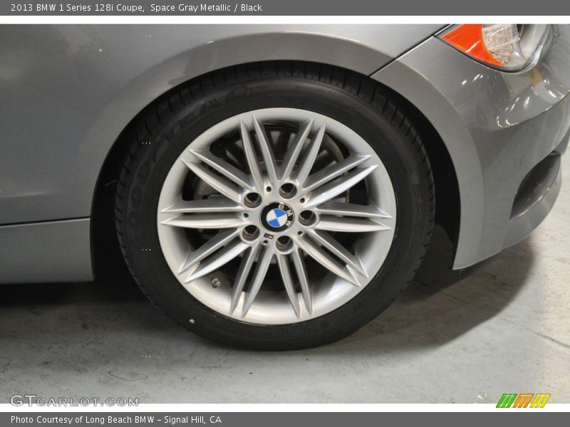 Space Gray Metallic / Black 2013 BMW 1 Series 128i Coupe