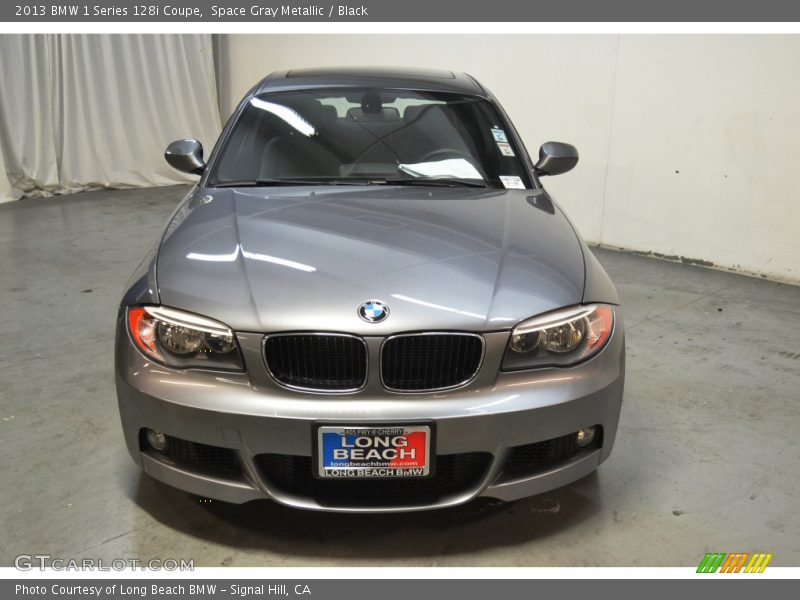 Space Gray Metallic / Black 2013 BMW 1 Series 128i Coupe