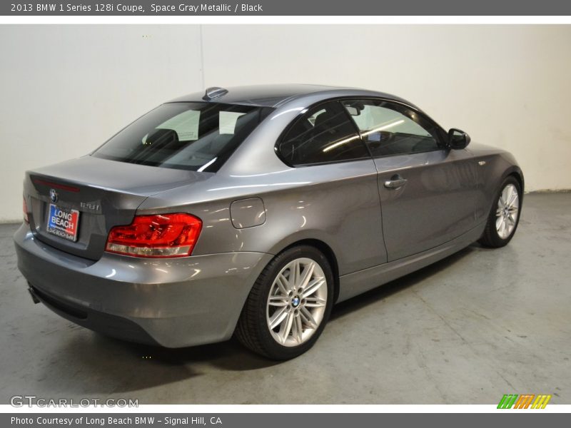 Space Gray Metallic / Black 2013 BMW 1 Series 128i Coupe