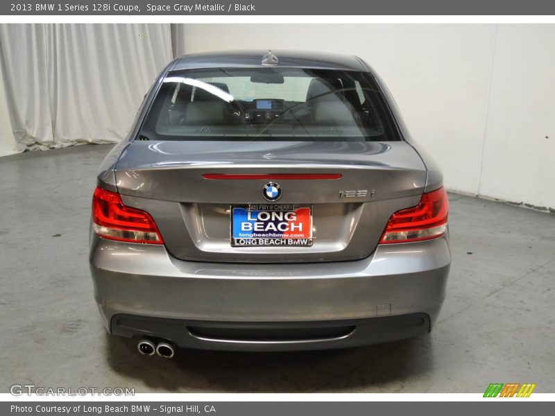 Space Gray Metallic / Black 2013 BMW 1 Series 128i Coupe