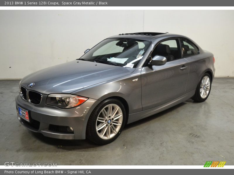 Space Gray Metallic / Black 2013 BMW 1 Series 128i Coupe