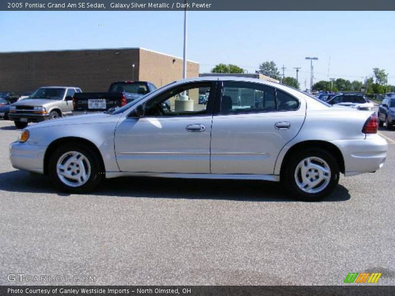Galaxy Silver Metallic / Dark Pewter 2005 Pontiac Grand Am SE Sedan
