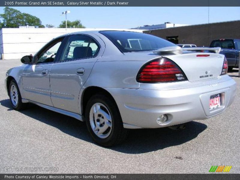 Galaxy Silver Metallic / Dark Pewter 2005 Pontiac Grand Am SE Sedan