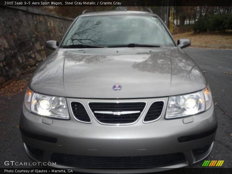 Steel Gray Metallic / Granite Gray 2005 Saab 9-5 Aero Sport Wagon