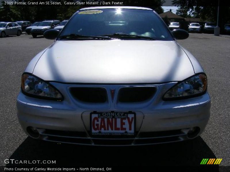 Galaxy Silver Metallic / Dark Pewter 2005 Pontiac Grand Am SE Sedan
