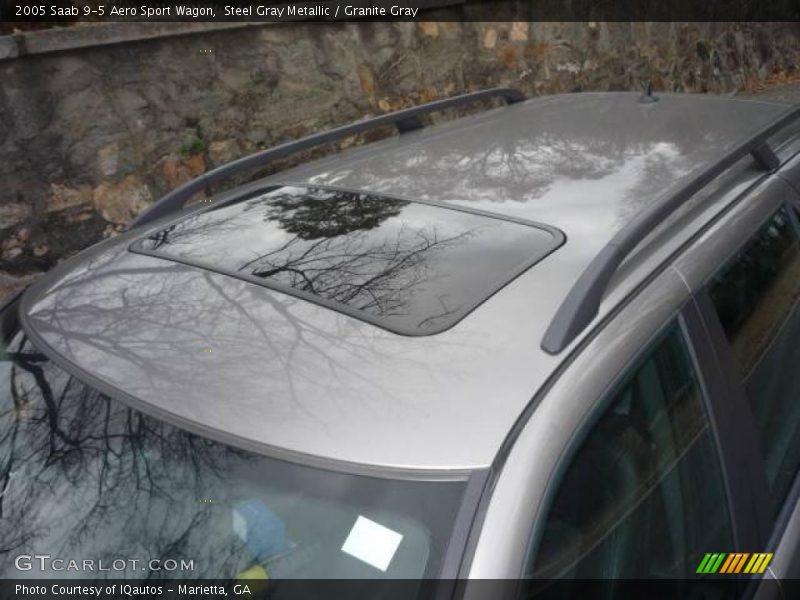 Steel Gray Metallic / Granite Gray 2005 Saab 9-5 Aero Sport Wagon
