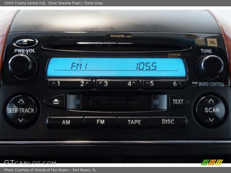 Silver Shadow Pearl / Stone Gray 2004 Toyota Sienna XLE