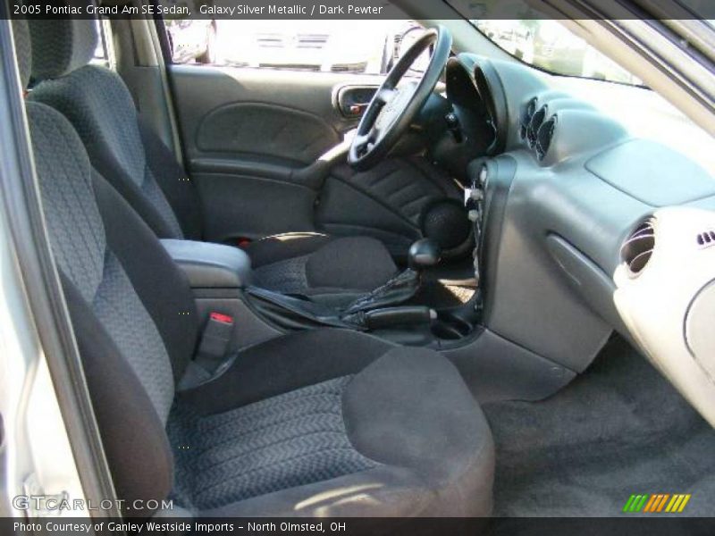 Galaxy Silver Metallic / Dark Pewter 2005 Pontiac Grand Am SE Sedan