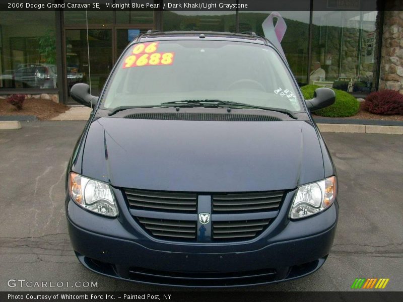 Midnight Blue Pearl / Dark Khaki/Light Graystone 2006 Dodge Grand Caravan SE