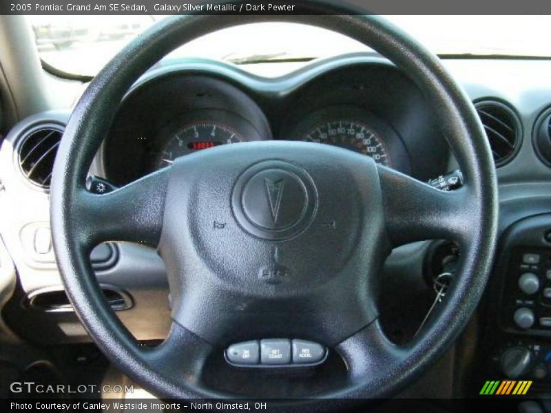 Galaxy Silver Metallic / Dark Pewter 2005 Pontiac Grand Am SE Sedan