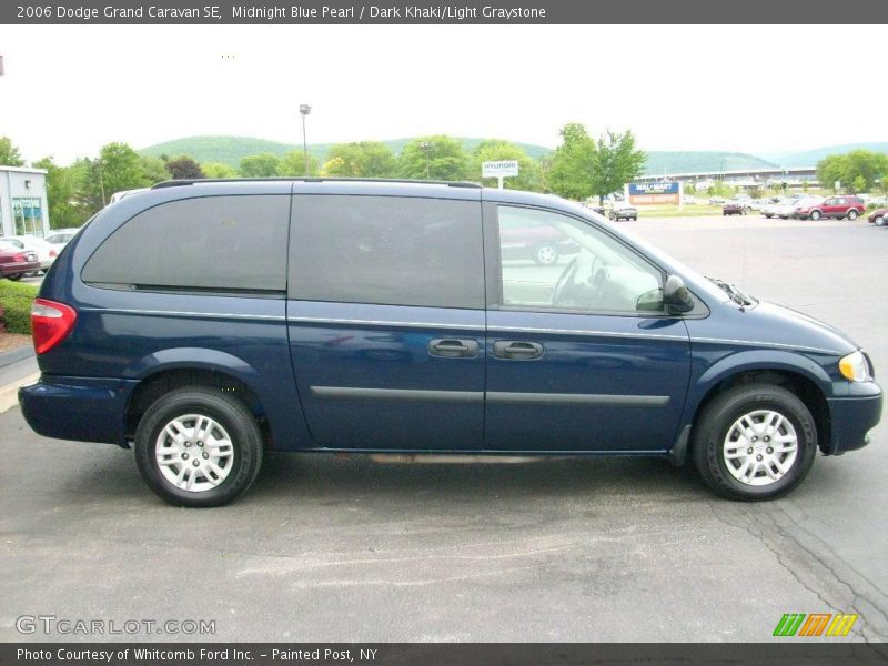 Midnight Blue Pearl / Dark Khaki/Light Graystone 2006 Dodge Grand Caravan SE