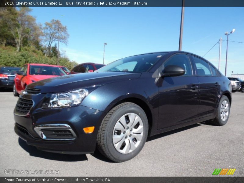 Blue Ray Metallic / Jet Black/Medium Titanium 2016 Chevrolet Cruze Limited LS