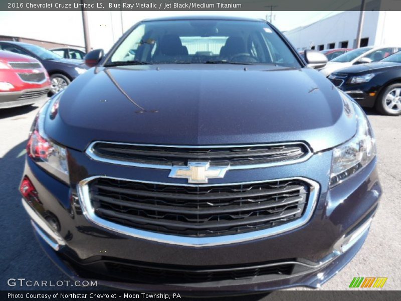 Blue Ray Metallic / Jet Black/Medium Titanium 2016 Chevrolet Cruze Limited LS