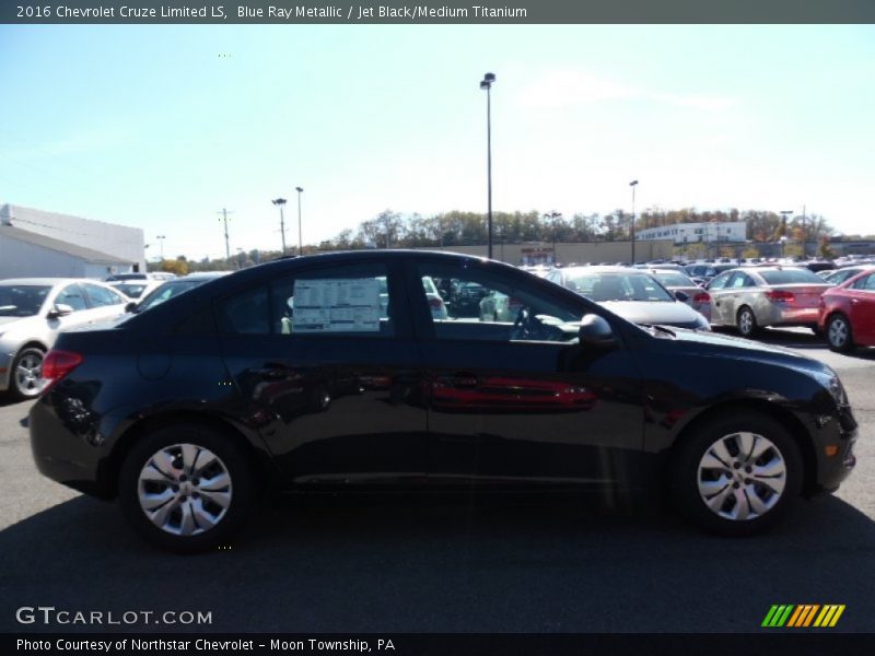 Blue Ray Metallic / Jet Black/Medium Titanium 2016 Chevrolet Cruze Limited LS