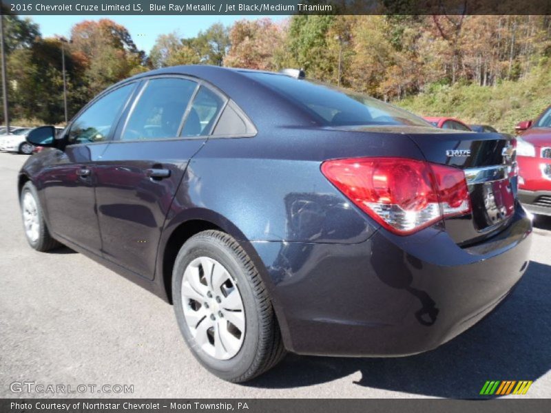 Blue Ray Metallic / Jet Black/Medium Titanium 2016 Chevrolet Cruze Limited LS