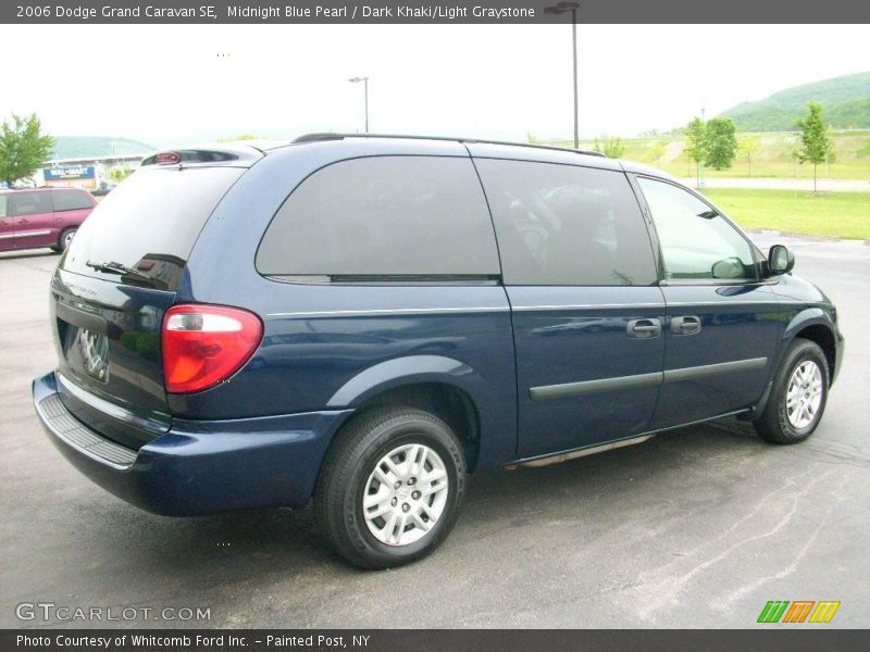 Midnight Blue Pearl / Dark Khaki/Light Graystone 2006 Dodge Grand Caravan SE