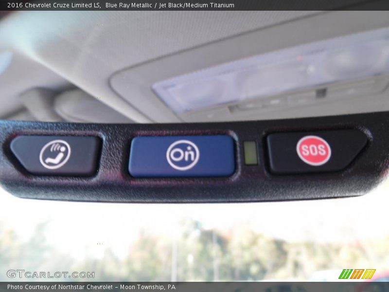Blue Ray Metallic / Jet Black/Medium Titanium 2016 Chevrolet Cruze Limited LS