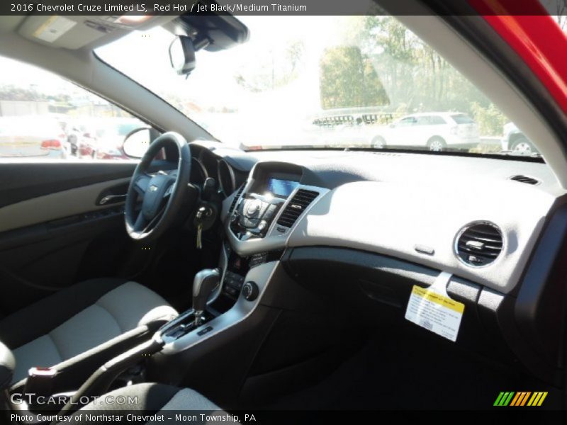 Red Hot / Jet Black/Medium Titanium 2016 Chevrolet Cruze Limited LS