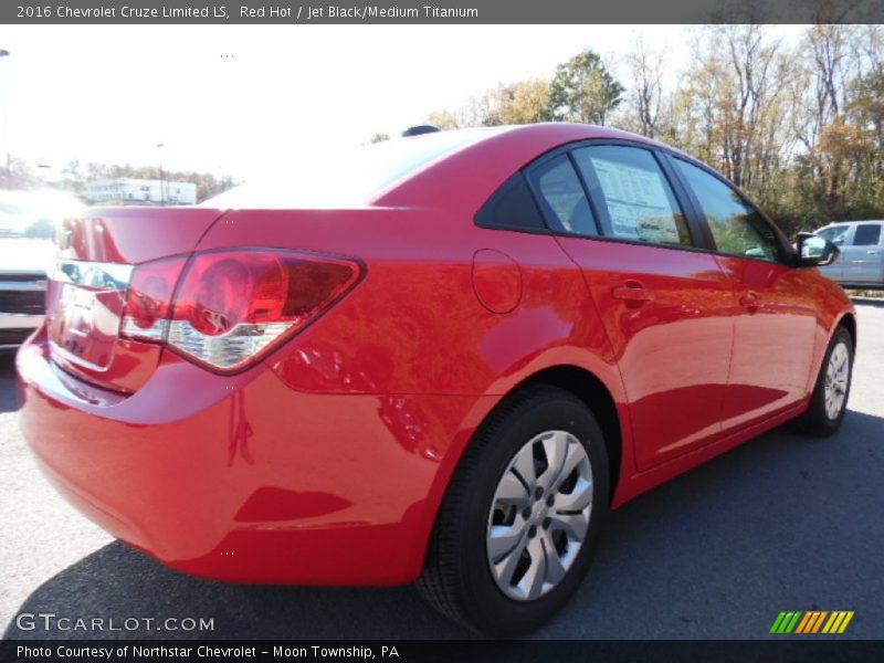 Red Hot / Jet Black/Medium Titanium 2016 Chevrolet Cruze Limited LS