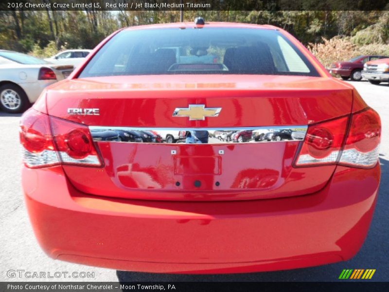Red Hot / Jet Black/Medium Titanium 2016 Chevrolet Cruze Limited LS