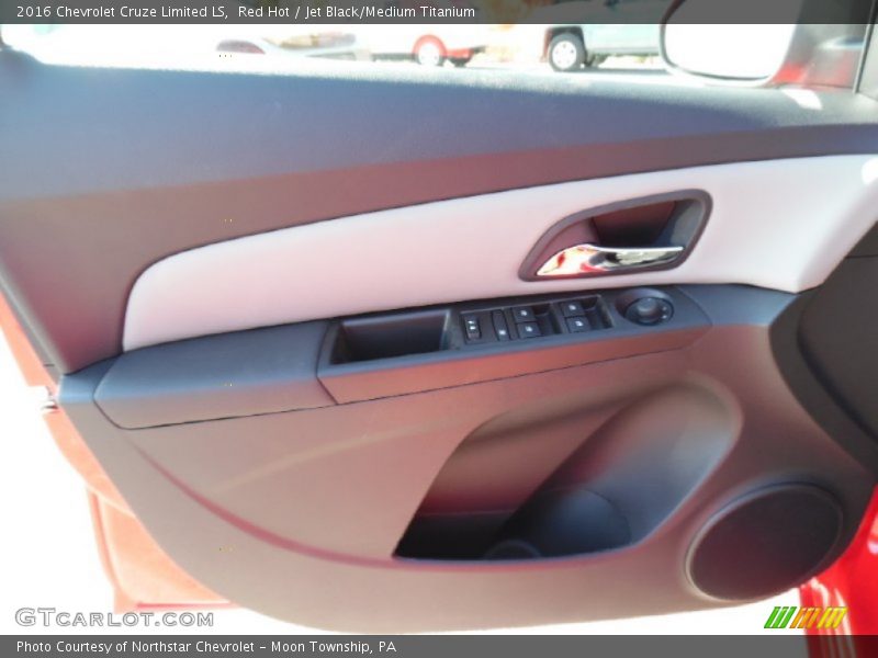 Red Hot / Jet Black/Medium Titanium 2016 Chevrolet Cruze Limited LS