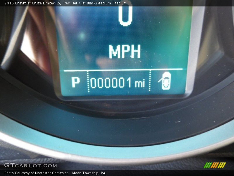 Red Hot / Jet Black/Medium Titanium 2016 Chevrolet Cruze Limited LS