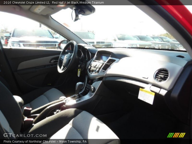 Red Hot / Jet Black/Medium Titanium 2016 Chevrolet Cruze Limited LS