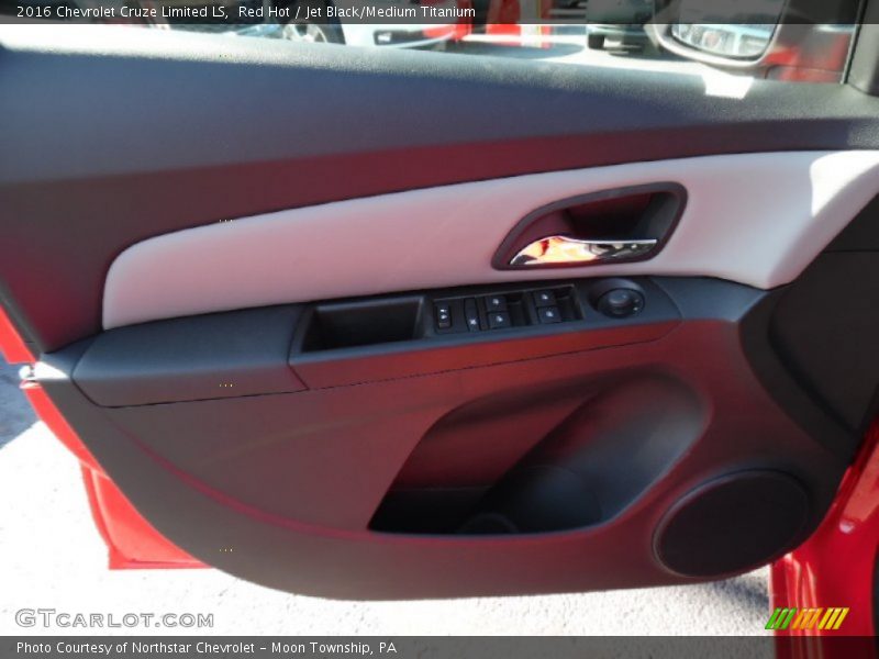 Red Hot / Jet Black/Medium Titanium 2016 Chevrolet Cruze Limited LS