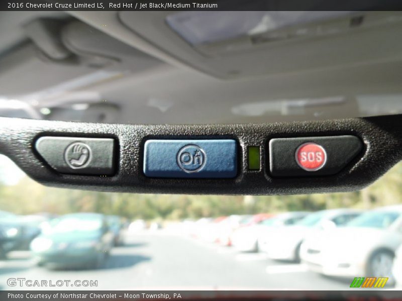 Red Hot / Jet Black/Medium Titanium 2016 Chevrolet Cruze Limited LS
