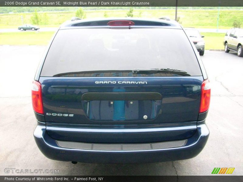 Midnight Blue Pearl / Dark Khaki/Light Graystone 2006 Dodge Grand Caravan SE