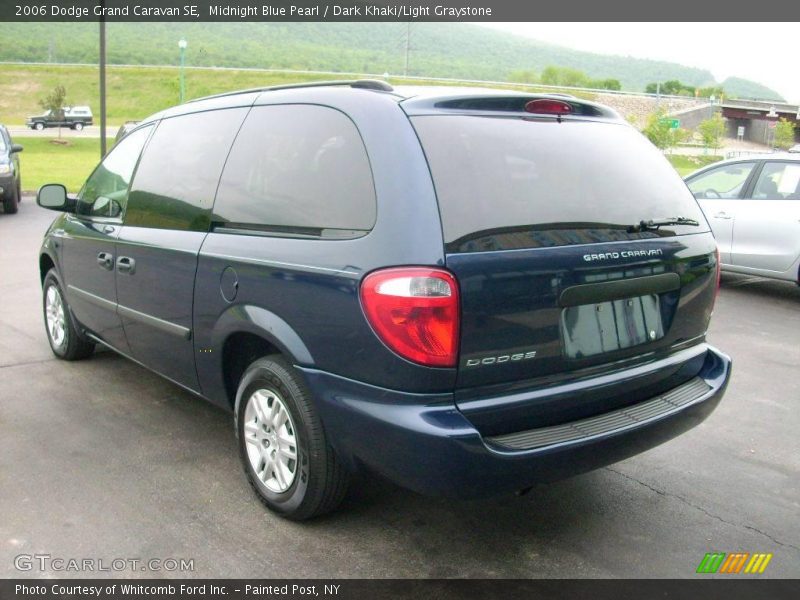 Midnight Blue Pearl / Dark Khaki/Light Graystone 2006 Dodge Grand Caravan SE