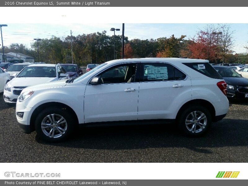 Summit White / Light Titanium 2016 Chevrolet Equinox LS