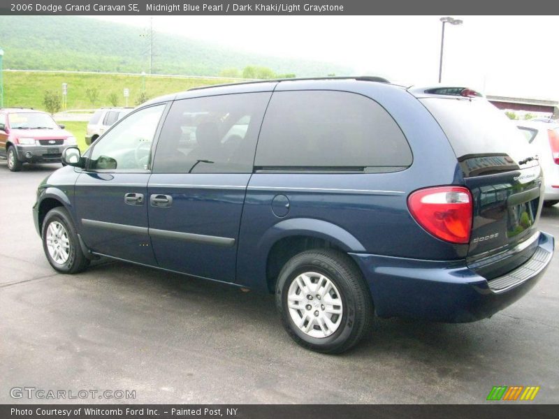 Midnight Blue Pearl / Dark Khaki/Light Graystone 2006 Dodge Grand Caravan SE