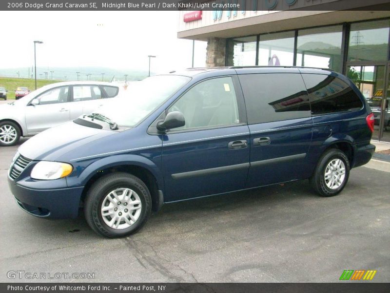 Midnight Blue Pearl / Dark Khaki/Light Graystone 2006 Dodge Grand Caravan SE