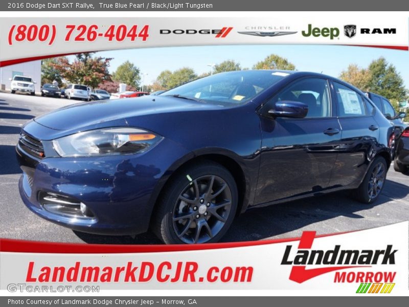 True Blue Pearl / Black/Light Tungsten 2016 Dodge Dart SXT Rallye