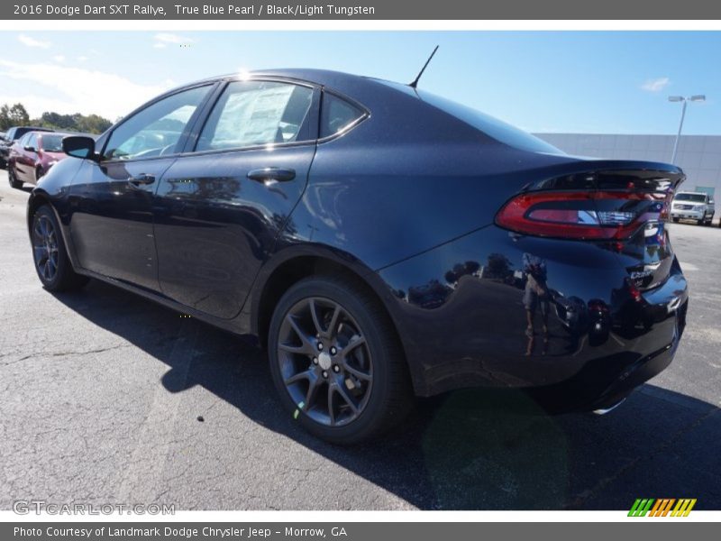 True Blue Pearl / Black/Light Tungsten 2016 Dodge Dart SXT Rallye