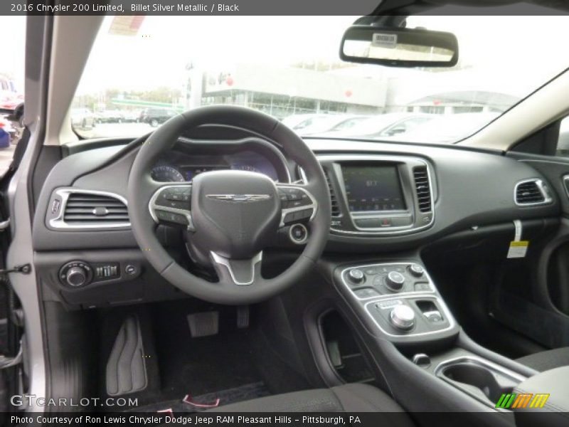 Billet Silver Metallic / Black 2016 Chrysler 200 Limited