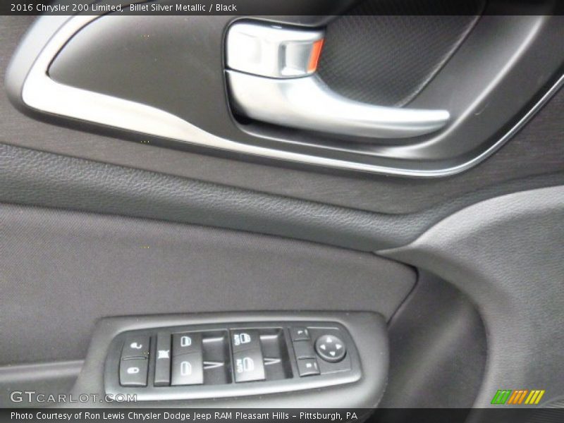 Billet Silver Metallic / Black 2016 Chrysler 200 Limited
