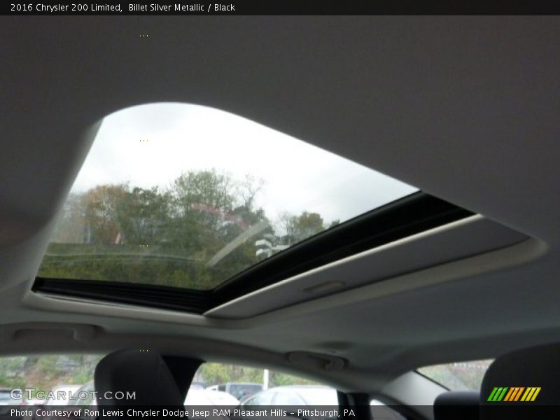 Billet Silver Metallic / Black 2016 Chrysler 200 Limited