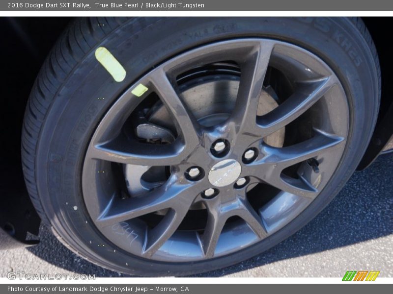 True Blue Pearl / Black/Light Tungsten 2016 Dodge Dart SXT Rallye