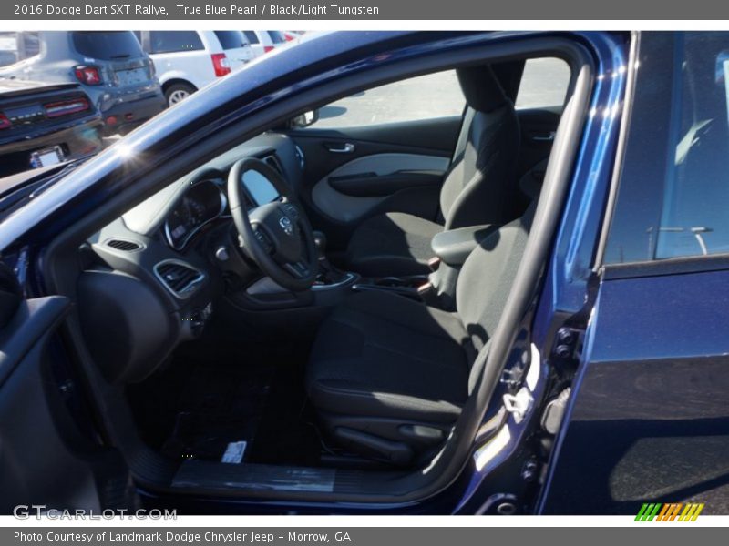 True Blue Pearl / Black/Light Tungsten 2016 Dodge Dart SXT Rallye