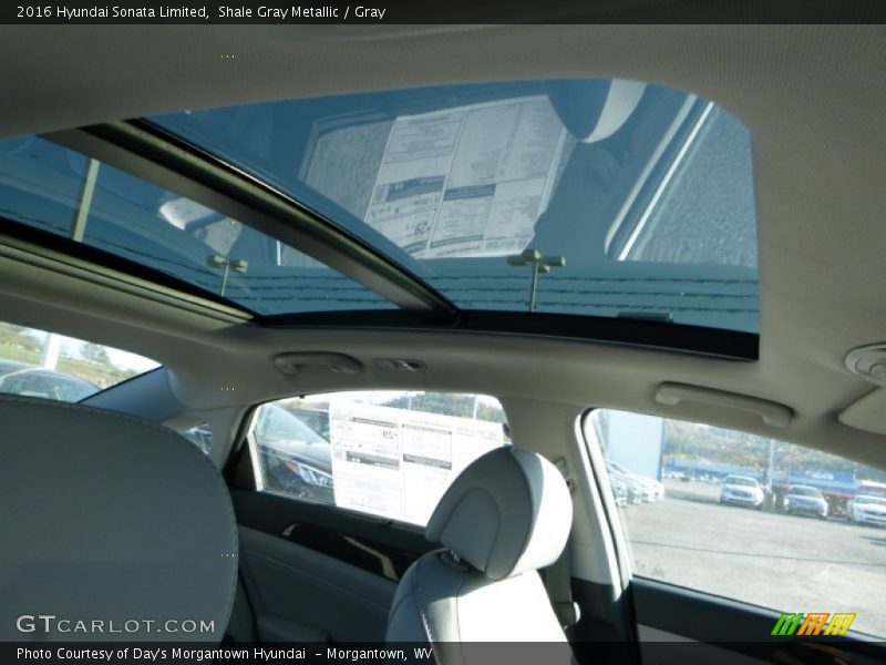 Shale Gray Metallic / Gray 2016 Hyundai Sonata Limited