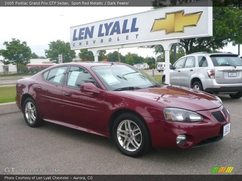 Sport Red Metallic / Dark Pewter 2005 Pontiac Grand Prix GTP Sedan