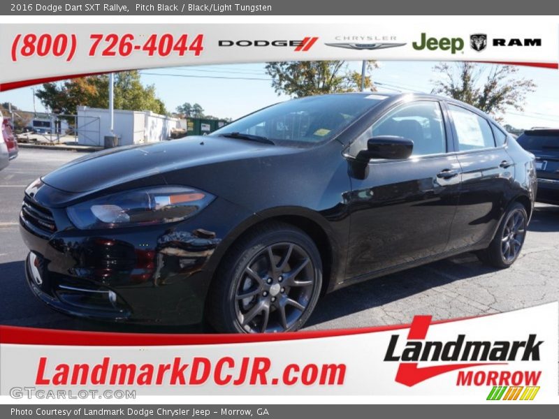 Pitch Black / Black/Light Tungsten 2016 Dodge Dart SXT Rallye