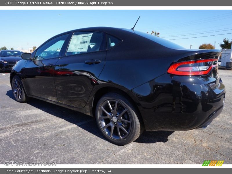 Pitch Black / Black/Light Tungsten 2016 Dodge Dart SXT Rallye