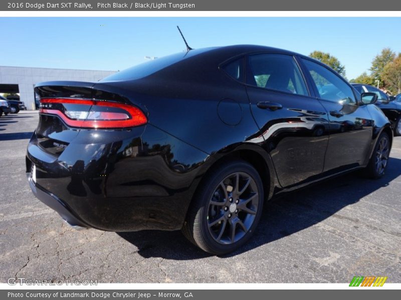 Pitch Black / Black/Light Tungsten 2016 Dodge Dart SXT Rallye