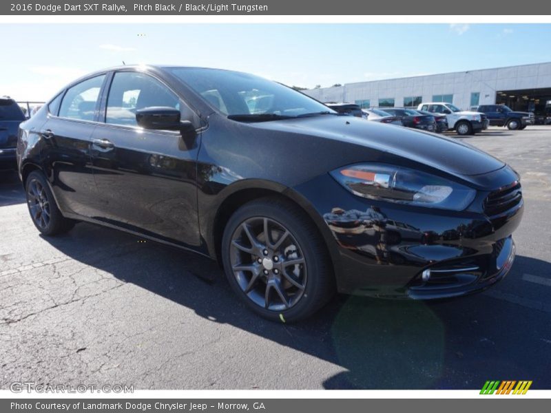 Pitch Black / Black/Light Tungsten 2016 Dodge Dart SXT Rallye